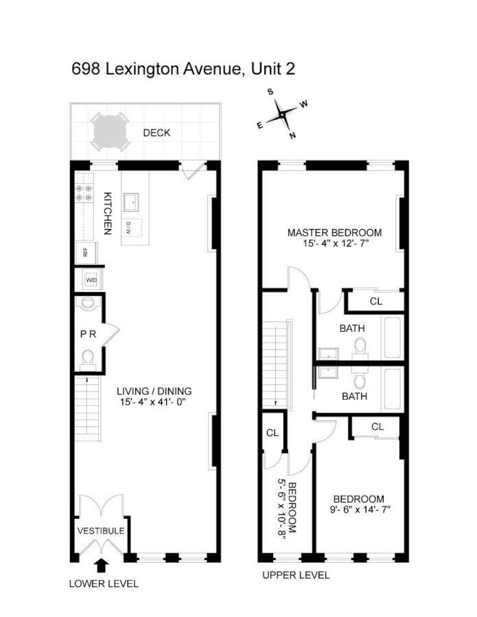 Newly Renovated Duplex Apartment 2 New York City Exterior photo